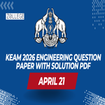 KEAM 2026 Engineering April 21Â Question Paper with Solution PDF